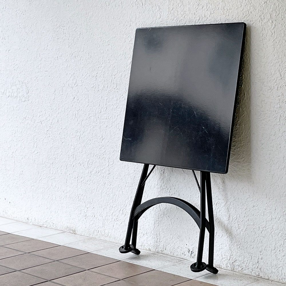 デマールフォージ demar forge ガーデンテーブル フォールディングテーブル 折り畳み スチール 屋外使用可 定価￥42,000- ◇