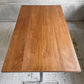 グリニッチ greeniche カフェテーブル Cafe Table ダイニングテーブル W120×D70×H70cm ウォールナット無垢材×スチールレッグ ♪