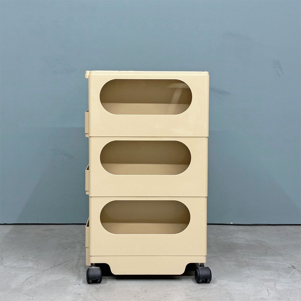ビーライン B-LINE ボビーワゴン Boby Wagon 3段3トレイ ベージュ 日本限定カラー ジョエ・コロンボ イタリア MoMA ミッドセンチュリー 廃番カラー ◎