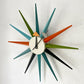 ヴィトラ Vitra ジョージネルソン George Nelson サンバースト Sunburst Clock 壁掛け時計 ウォールクロック マルチカラー ミッドセンチュリー 箱付き 新品未使用 ★