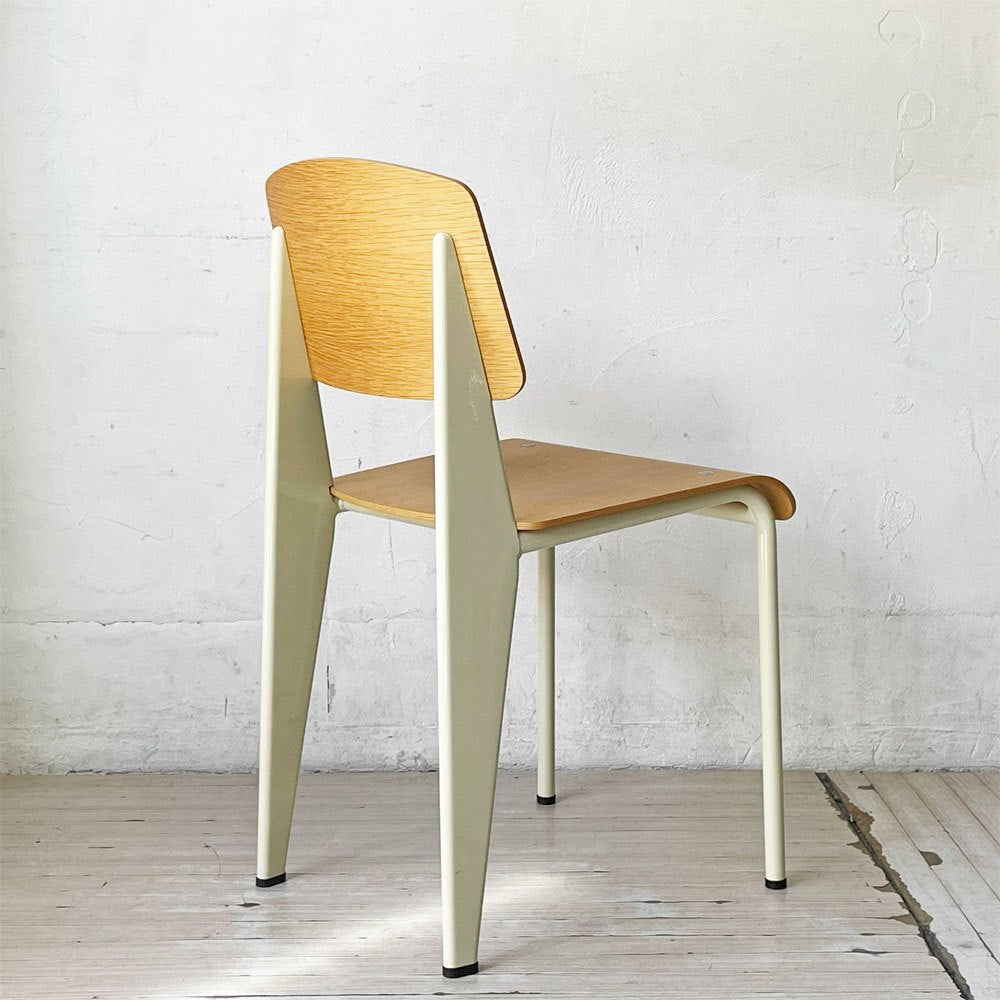 ヴィトラ vitra スタンダードチェア Standard chair ナチュラルオーク×ブランコロンブ ジャン・プルーヴェ Jean Prouve 名作椅子 定価￥138,600- ★