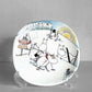 アラビア ARABIA ムーミン MOOMIN スキースロープ Ski Slope ウォールプレート 飾り皿 2002-2004年 箱付 廃番 フィンランド 北欧食器 ■