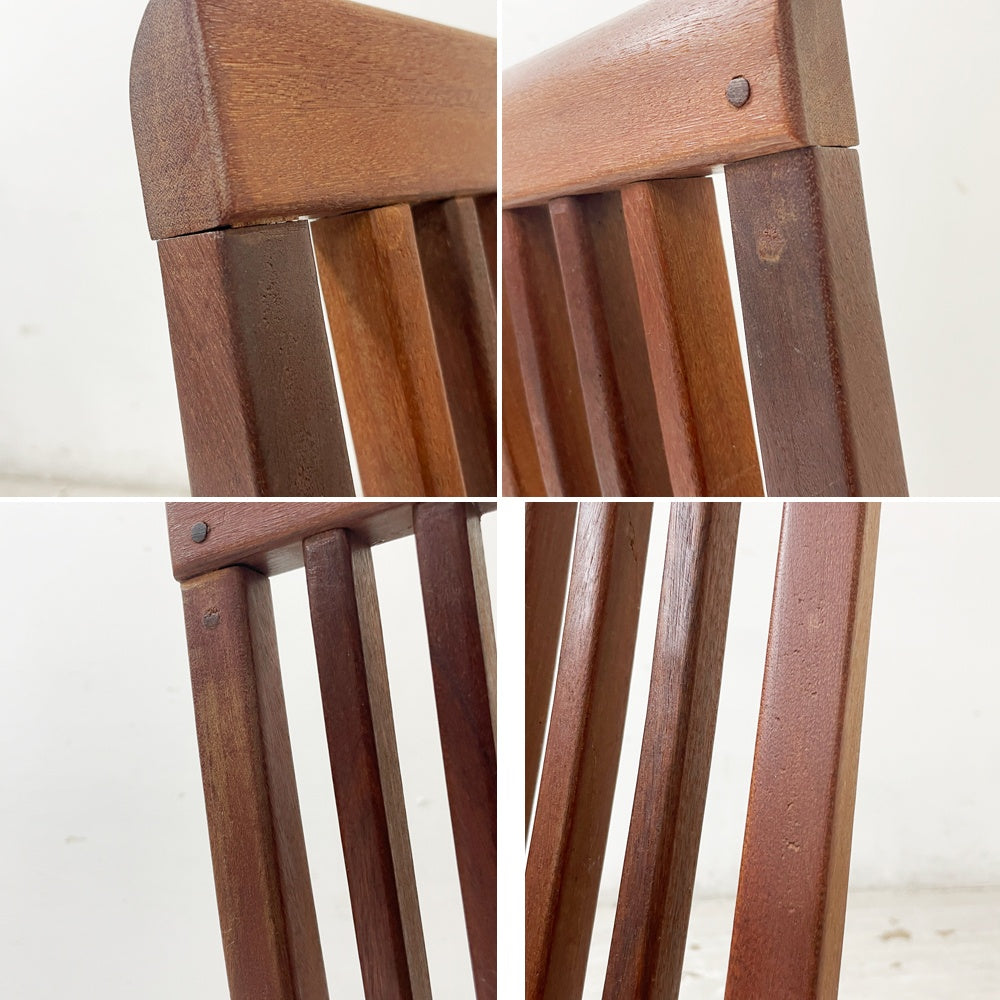 アジアン家具 チーク無垢材 ガーデンチェア フォールディング 折畳み リゾートスタイル A ●