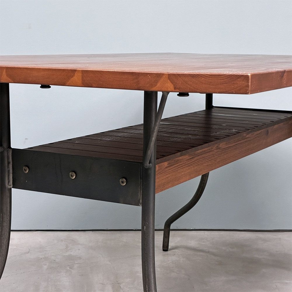 アデペシュ a.depeche ウォーム LD テーブル WARM LD TABLE W120cm カフェテーブル インダストリアルデザイン ◎