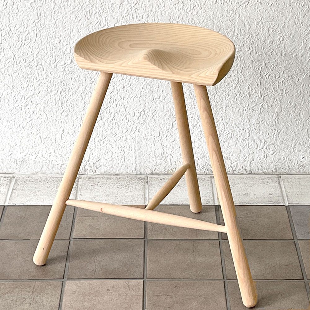 ワーナー Werner シューメーカーチェア Shoemaker Chair NO.59 スツール ビーチ材 ラーズ・ワーナー デンマーク 北欧家具◇