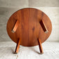 クラフトファニチャー craft furniture チェリー無垢材 ラウンド コーヒーテーブル ローテーブル 座卓 ちゃぶ台  和モダン♪