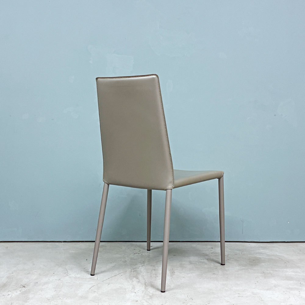 カリガリス Calligaris ボヘム BOHEME ダイニングチェア トープ 再生レザー ミニマル モダン イタリア  A ◎