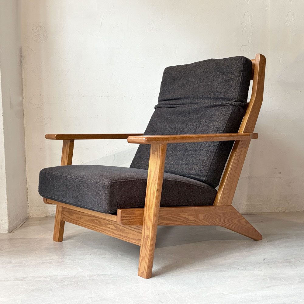 ナガノインテリア NAGANO INTERIOR リアル REAL ツムギ 1シーターソファ tsumugi sofa イージーチェア 参考14万円程 廃盤 ★