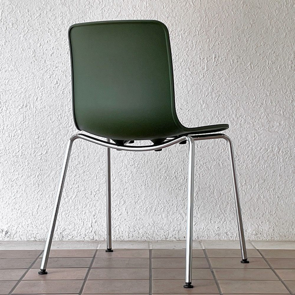 ヴィトラ vitra ハルチューブ HAL Tube サイドチェア ダイニングチェア スタッカブル グリーン ジャスパー・モリソン B ◇