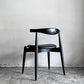 カールハンセン＆サン Carl Hansen & Son CH20 エルボーチェア オールブラック ハーフアーム ビーチ材 レザー ハンス・J・ウェグナー 北欧 ■