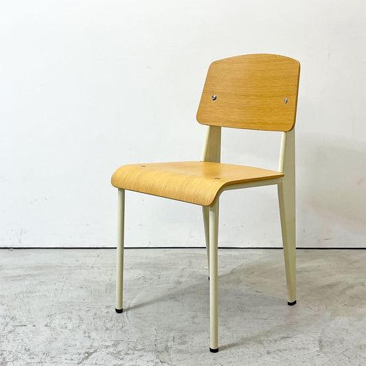 ヴィトラ vitra スタンダードチェア Standard chair ナチュラルオーク×ブランコロンブ ジャン・プルーヴェ Jean Prouve 名作椅子 定価￥138,600- ●