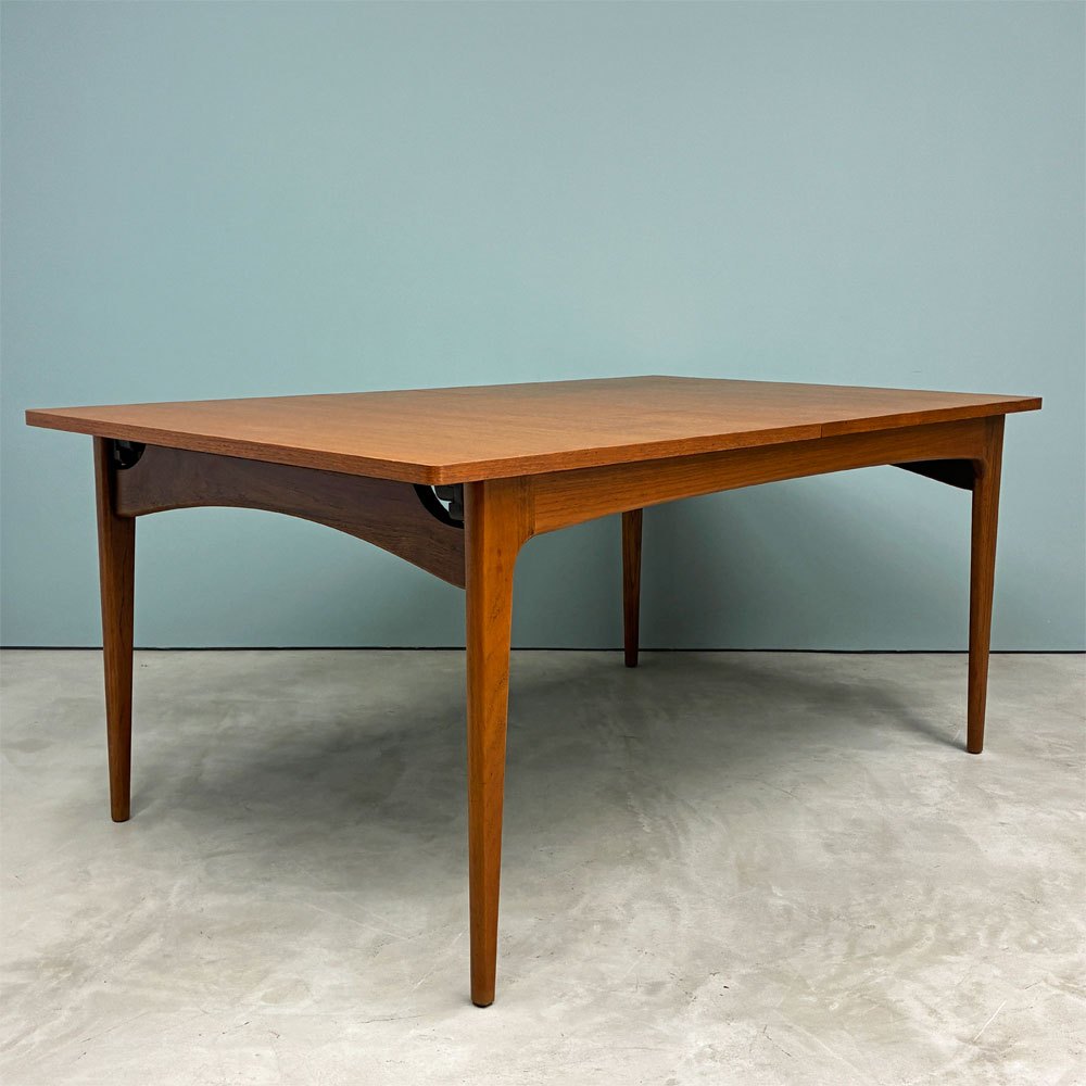 ビンテージ Vintage チーク材 エクステンションダイニングテーブル W168-244cm 伸長式 EX 北欧スタイル ◎