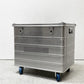アルポス ALPOS アルミコンテナ ALUMINUM CONTAINER キャスター付き 239L PSF取り扱い 定価￥83,600- ●