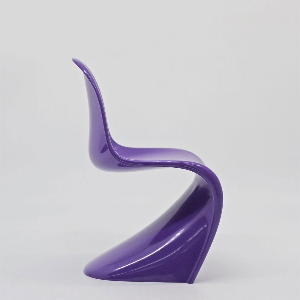ヴィトラ デザインミュージアム Vitra Design Museum ミニチュアコレクション パントンチェア 1/6スケール 限定カラー パープル ●