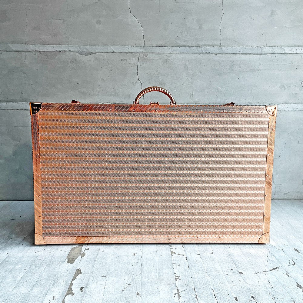 バルス東京 BALS トラベルトランク Travel Trunk Lサイズ コッパーカラー テーブル オブジェ 鍵付き 森田恭通 廃番希少♪