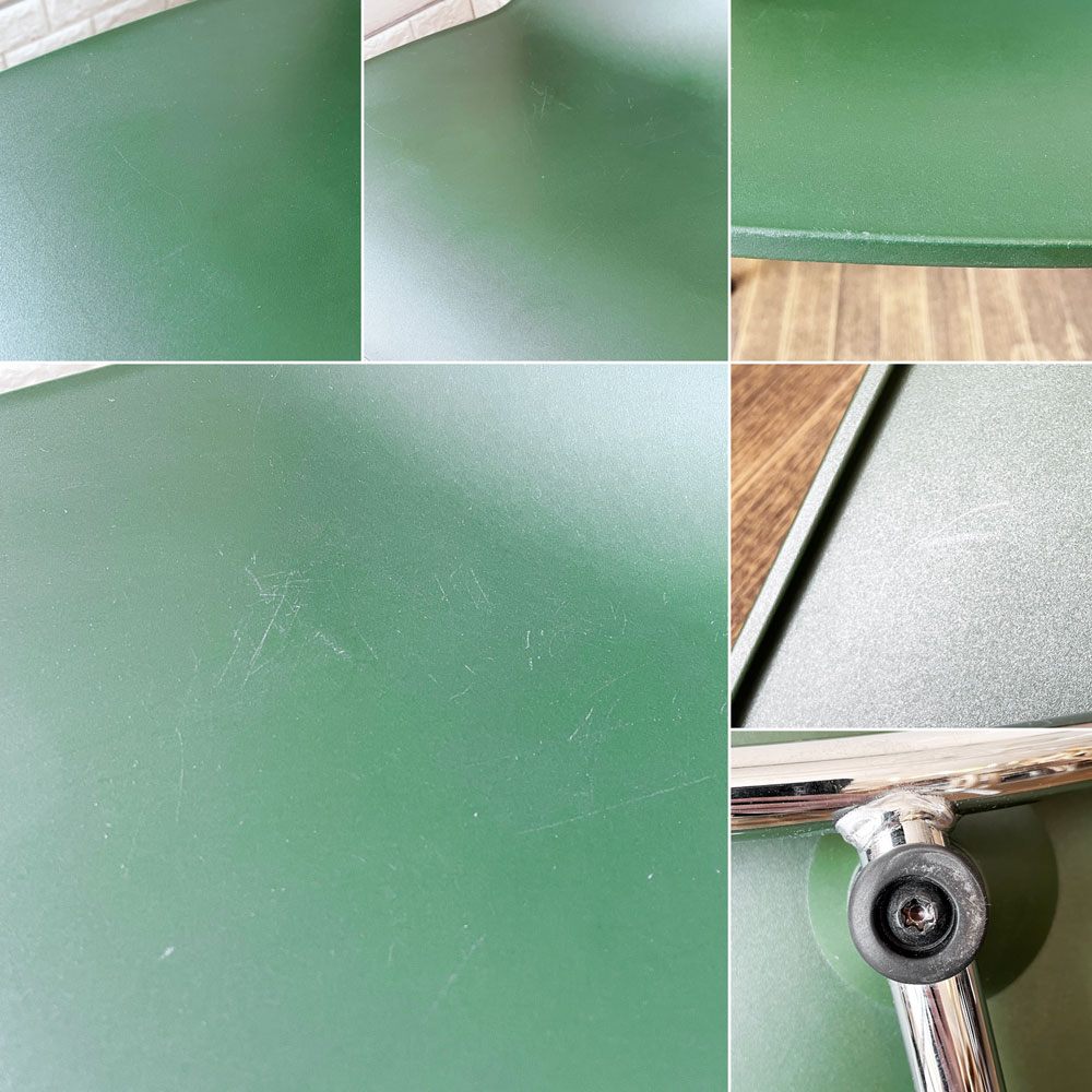 ヴィトラ vitra ハルチューブ HAL Tube サイドチェア ダイニングチェア グリーン スタッキング ジャスパー・モリソン 定価￥39,600- B ◎