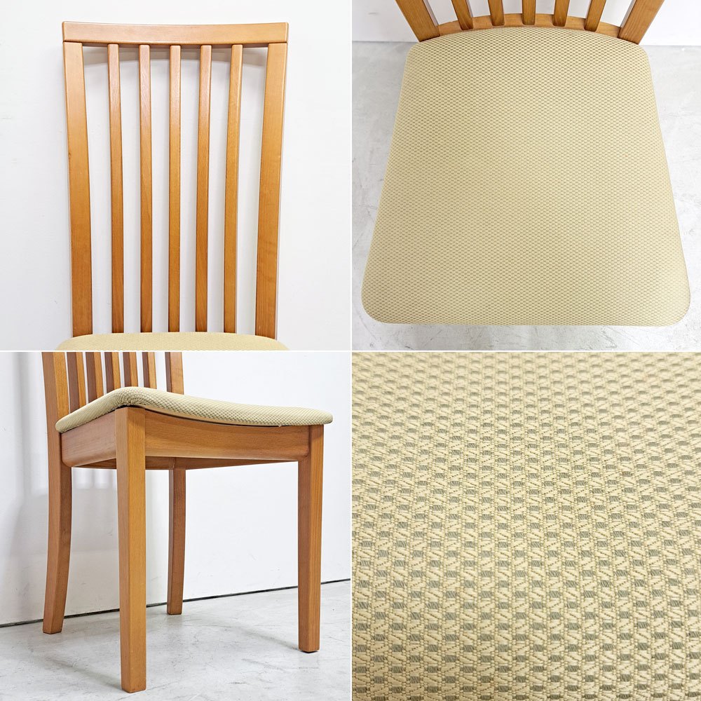 スコービー Skovby ダイニングチェア SM66 ビーチ材 ファブリック モダンデザイン デンマーク 北欧家具 C ●