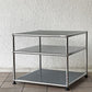 ユーエスエムハラー USM Haller モジュラーファニチャー Modular Furniture 1列3段 オープンシェルフ ディスプレイラック w52.5×D52.5×44.5cm グレー モダンデザイン スイス 参考価格83,056円 ◇