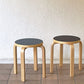 アルテック artek スツール Stool E60 4本脚 リノリウム チャコール 15 スコープ別注カラー 北欧家具 フィンランド ◇