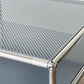 ユーエスエムハラー USM Haller モジュラーファニチャー Modular Furniture 1列3段 オープンシェルフ ディスプレイラック w52.5×D52.5×44.5cm グレー モダンデザイン スイス 参考価格83,056円 ◇