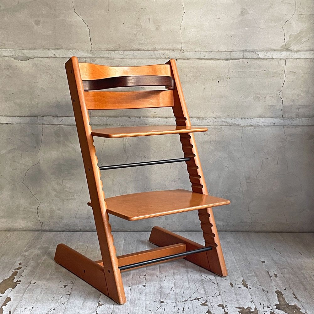 ストッケ STOKKE トリップトラップ TRIPP TRAPP ベビーチェア キッズチェア S/N3～ ガード クッション付き 北欧 ノルウェー ♪
