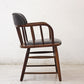 アクメファニチャー ACME Furniture オークス アーム チェア OAKS ARM CHAIR ダークブラウン PUレザー ●