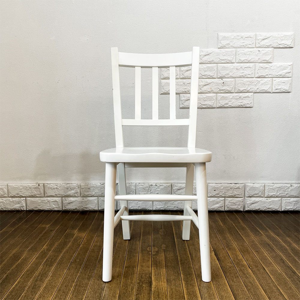 モモナチュラル MOMO Natural ランド LAND チェア ダイニングチェア ホワイトペイント カントリースタイル ◎