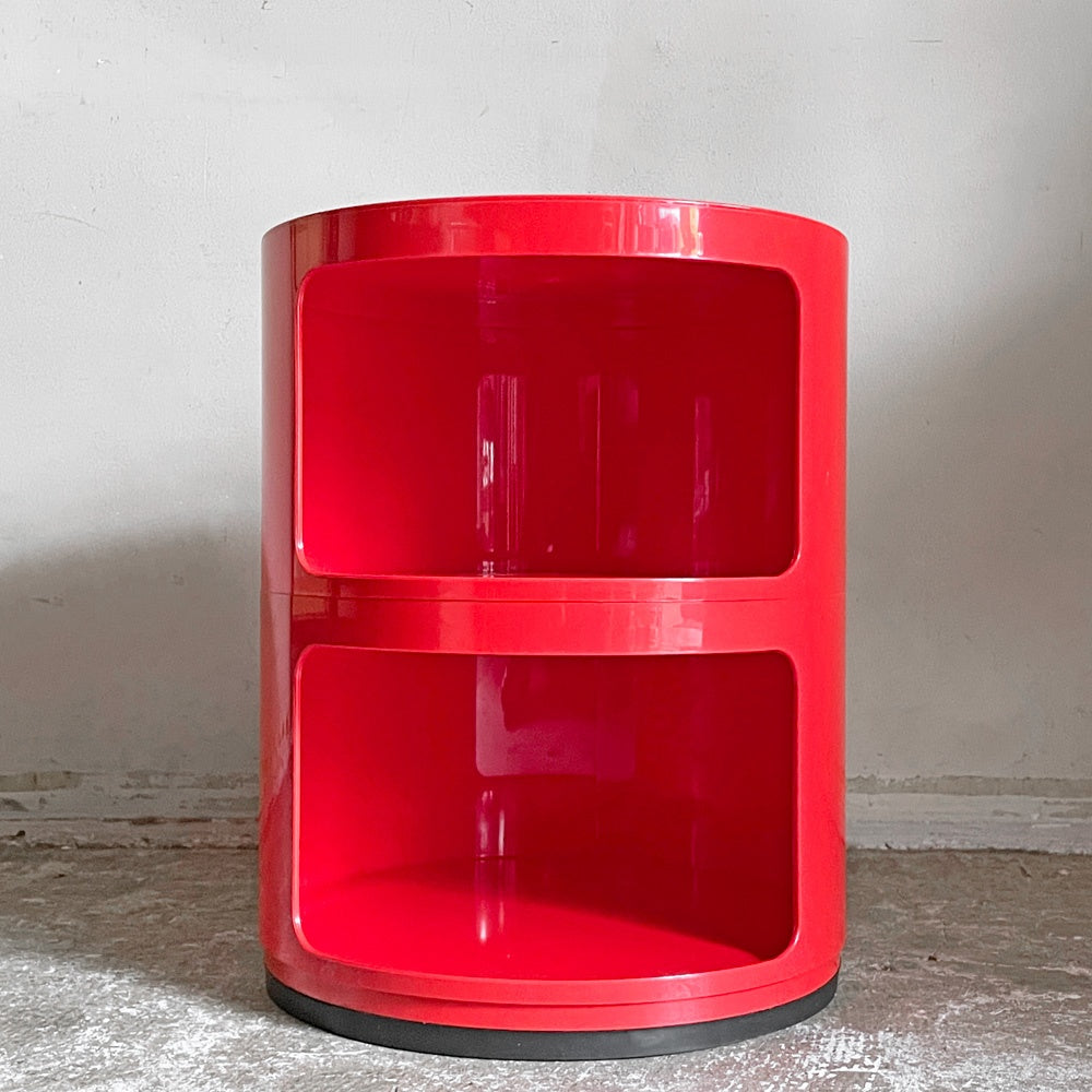カルテル Kartell コンポニビリ COMPONIBILI 2段 レッド ストレージボックス アンナ・カステッリ・フェリエーリ イタリア ■