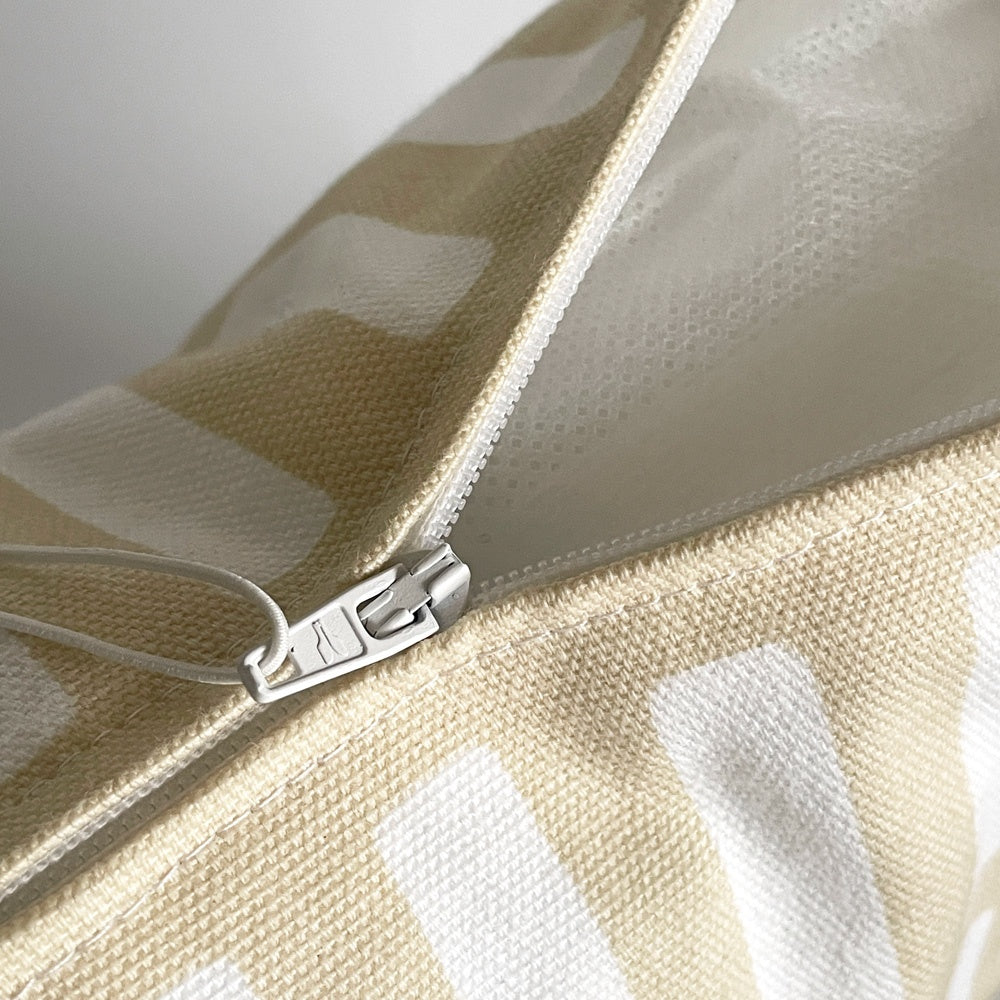 アルテック artek シエナ クッションカバー Siena Cushion Cover サンド × ホワイト インナークッション付 W40×D40 北欧雑貨 デンマーク ■
