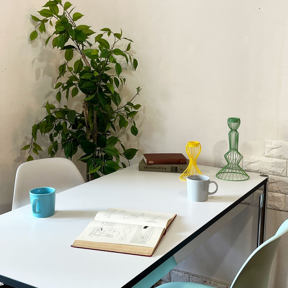 ハーマンミラー HermanMiller サイドシェルチェア ドゥエルレッグ DSW アクアスカイ × エボニー ポリプロピレン製 イームズ ミッドセンチュリー ◎