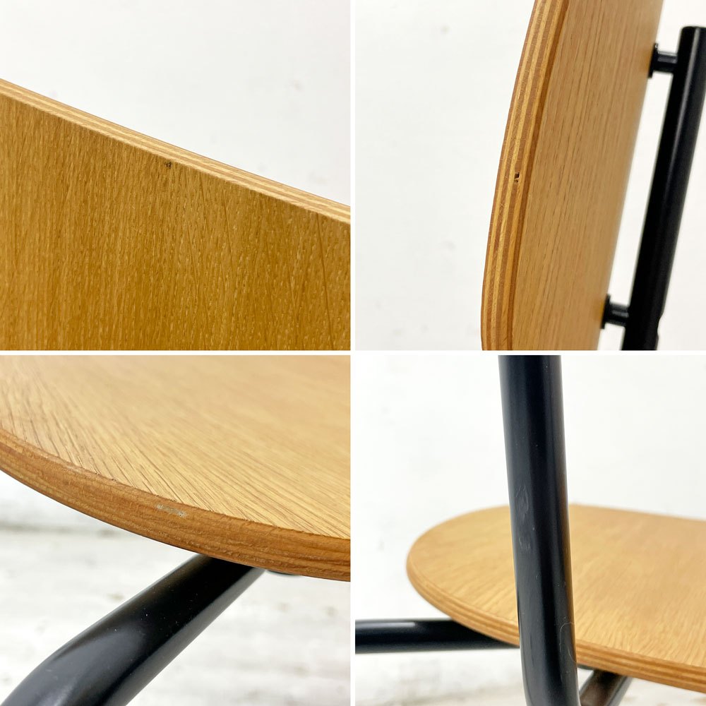カールハンセン＆サン Carl Hansen & Son VLA26T Vegaチェア スタッキングチェア オーク材 ブラックスチール オイルフィニッシュ B ●