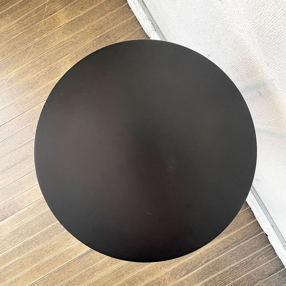 イデー IDEE ワラビー WALLABY SIDE TABLE サイドテーブル ラタン×スチール ブラック H60cm ナチュラルモダン 廃番サイズ ◎
