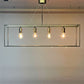 かなでもの KANADEMONO ボックスフレームペンダントライト Box Frame Pendant Light 4灯 Gold ディクラッセ シンプルモダン 定価 ￥41,800- ●