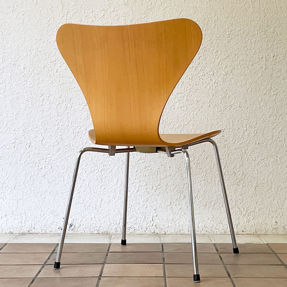 フリッツハンセン Fritz Hansen セブンチェア ビーチ材 ナチュラル アルネ・ヤコブセン Arne Jacobsen スタッキング デンマーク 北欧家具 A ◇