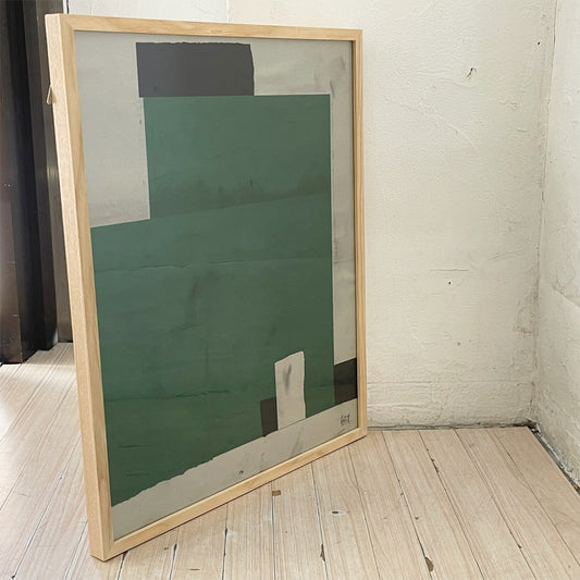 イデー IDEE MY PLACE #Fine Little Day コラージュアート ポスター オフセットプリント エクタ EKTA 額装 美品 ★