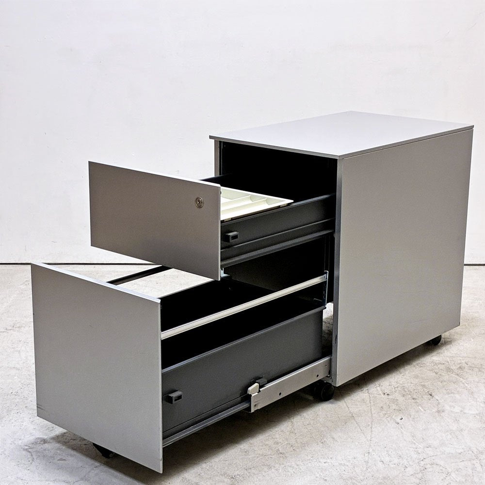 カッシーナ Cassina ixc. AFドロワー AF DRAWER デスクキャビネット ワゴン 鍵付属 キャスターロック機能付き イタリア A ●