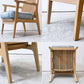ダブルティー WTW アペルト チェア APERTO CHAIR NT アームチェア ラウンジチェア 1Pソファ アッシュ材 デニム地 西海岸 ウエストコースト ●