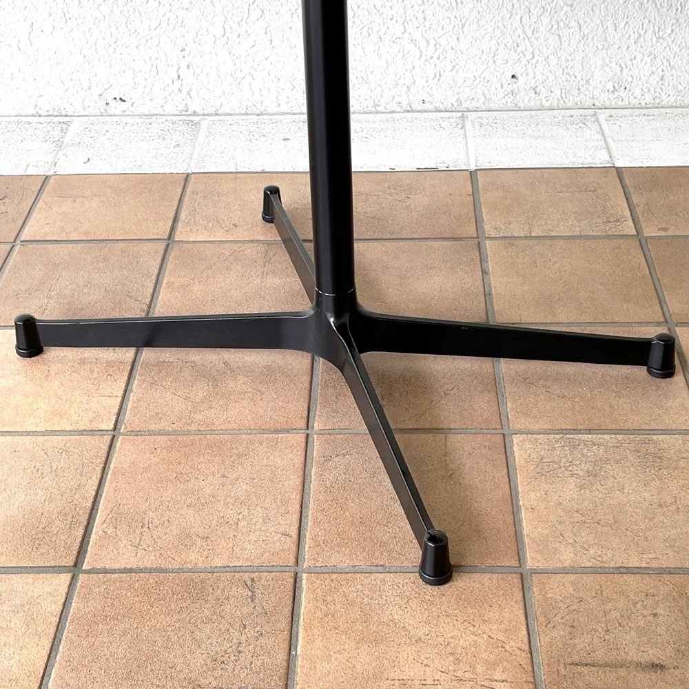 グリニッチ greeniche カフェテーブル Cafe Table 800×600 ウォールナット無垢材 Xレッグ ◇