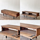 カーフ karf ノット Knot テレビボード TV board 150 Oak ローボード 150cm ウォールナット無垢材 ブラックスチール 定価￥198,000- ◇