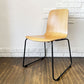 イデー IDEE ラング LANGUE スタッキングチェア ダイニングチェア ナチュラル ブナ材 プライウッド×スチール 定価￥29,900- ◎