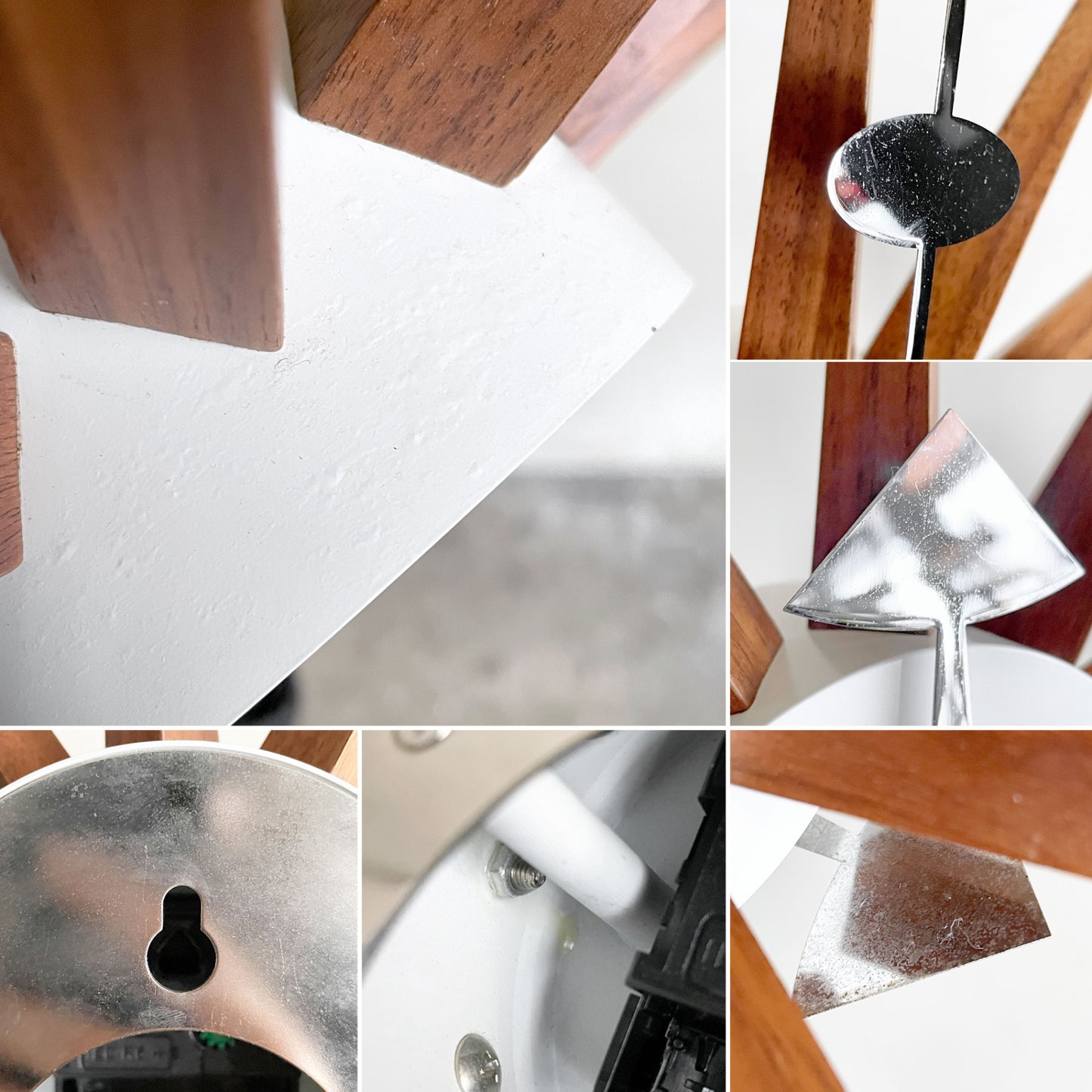 ヴィトラ vitra サンバーストクロック Sunburst Clock ウォールクロック 掛時計 ウォールナット ジョージネルソン George Nelson ミッドセンチュリー Φ47cm ■