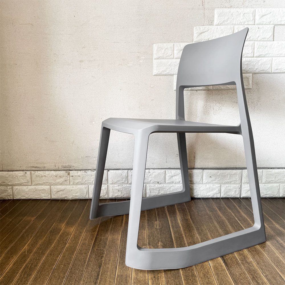 ヴィトラ Vitra ティプトン Tip Ton ワークチェア ダイニングチェア デスクチェア バサルト スタッキング チルト機能 定価￥47,300- B ◎