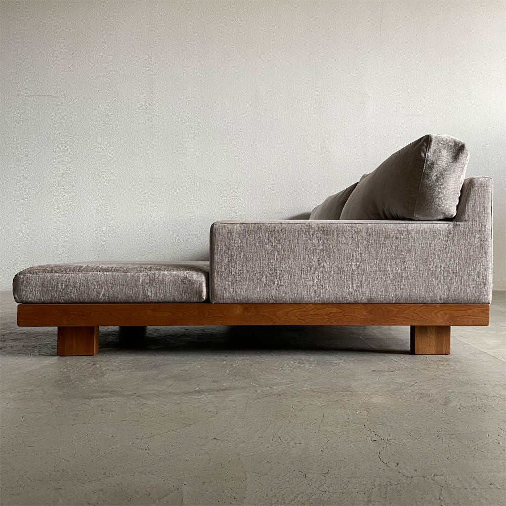 マスターウォール MASTERWAL デニッシュ ソファ DANISH SOFA 3シーター180 + ワンアームカウチ セット ウォールナット無垢材 参考価格約77.5万円 〓