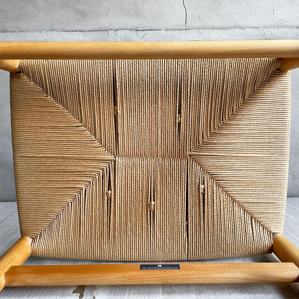 カールハンセン＆サン Carl Hansen & Son CH53 フットスツール オットマン ペーパーコード ビーチ材 オイル仕上げ ハンス・J・ウェグナー ♪