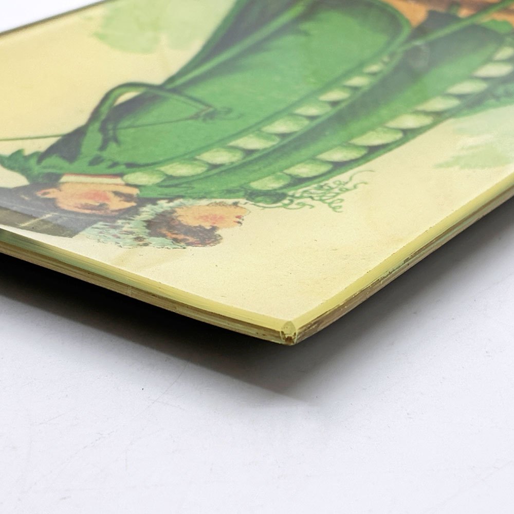 ジョンデリアン JOHN DERIAN デコパージュプレート エンドウ豆の夫妻 Peas in a Pod Mini-Tray 飾り皿 ニューヨーク H.P.FRANCE 取扱 ●