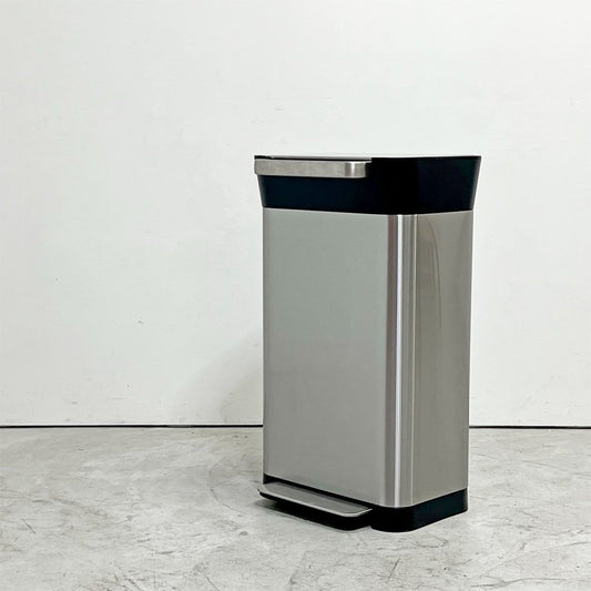 ジョセフジョセフ Joseph Joseph ゴミ箱 クラッシュボックス ステンレス 30L イタリア シルバー フットペダル ●