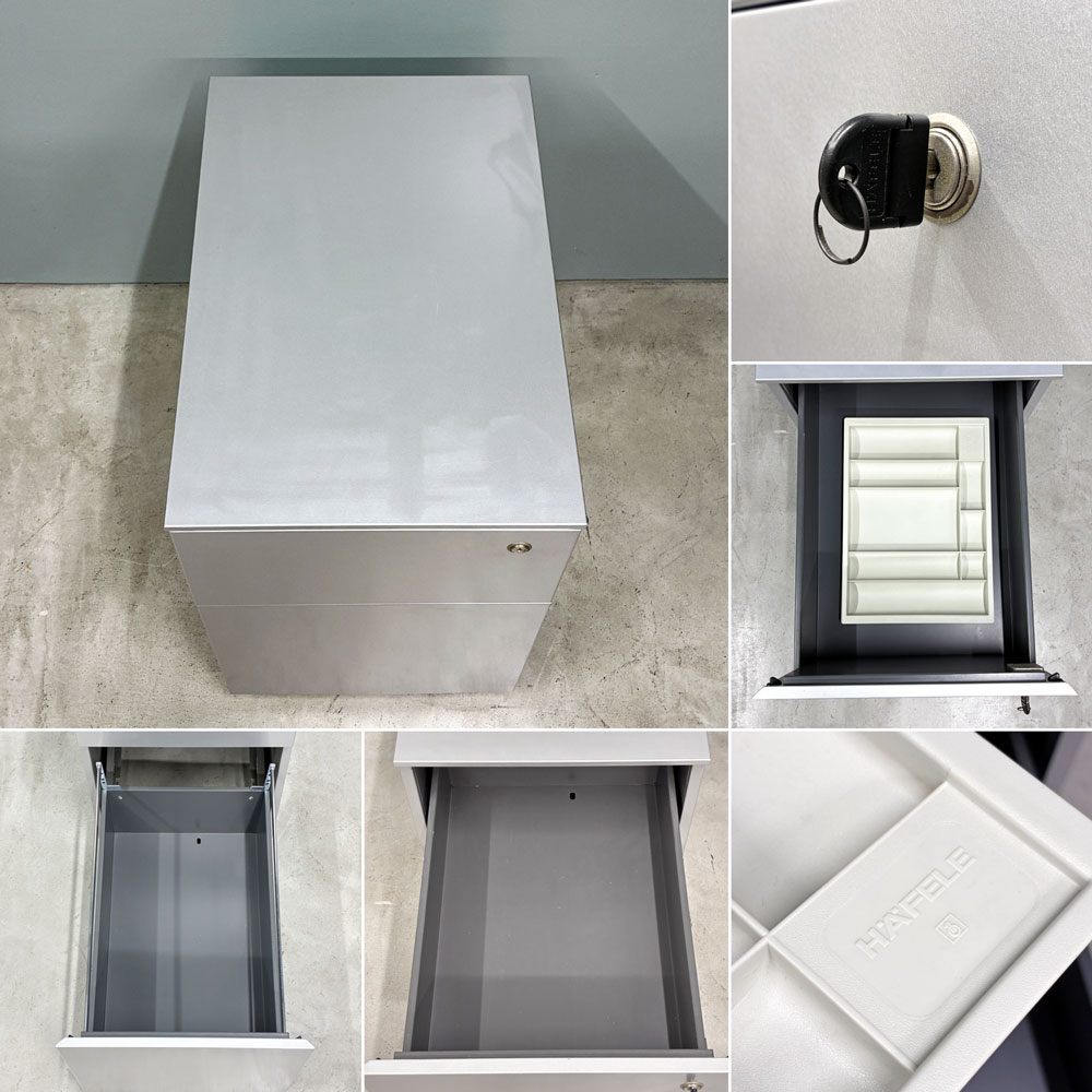 カッシーナ Cassina ixc. AFドロワー AF DRAWER デスクキャビネット ワゴン 鍵付属 キャスターロック機能付き イタリア A ◎