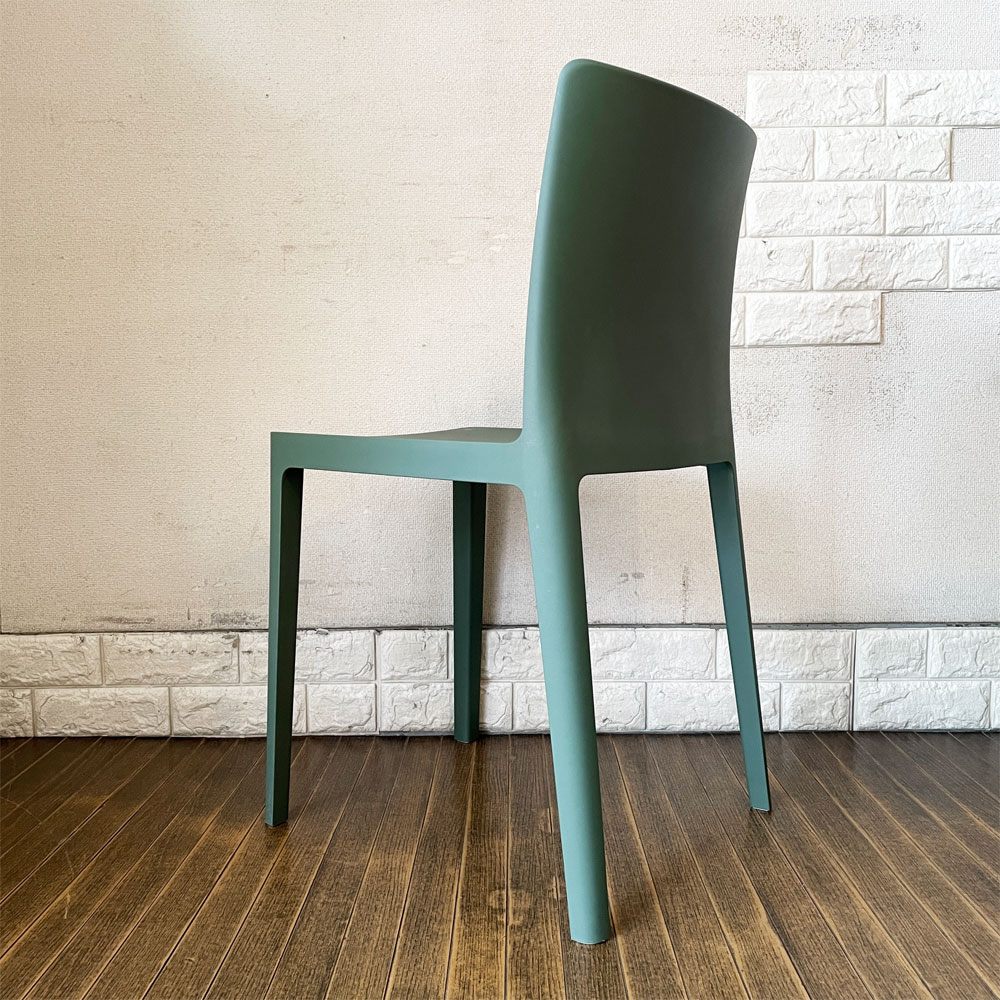 ヘイ HAY エレメンターレチェア ELEMENTAIRE CHAIR スモーキーグリーン ダイニングチェア ガーデンチェア ロナン＆エルワン・ブルレック 定価￥33,000- A ◎