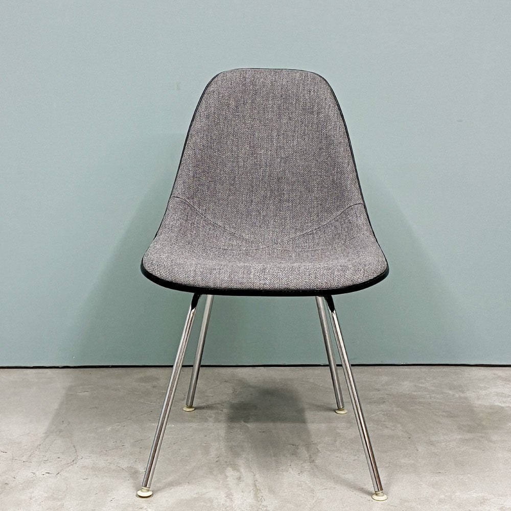 ハーマンミラー Herman Miller モダンファニチャーセールス サイドシェルチェア アプホルスター 張替え済み Hベース C&Rイームズ ◎