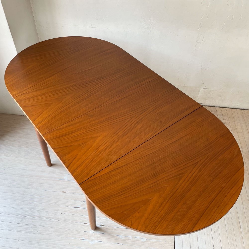 デンマークビンテージ Danish Vintage チーク材 エクステンション バタフライテーブル ダイニングテーブル 北欧家具 ★